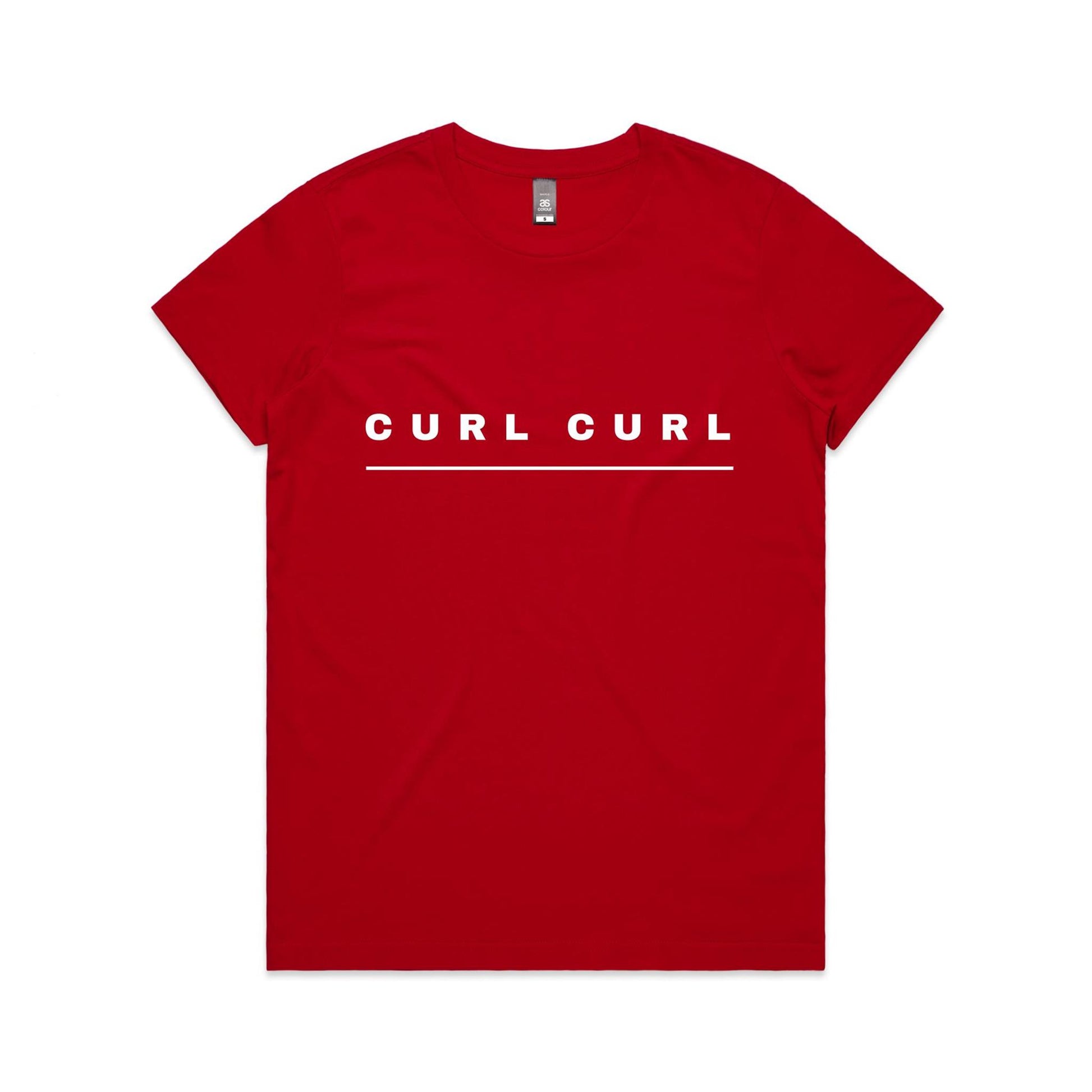 Lost Manly custom logo Curl Curl edition AS Colour Women's Maple Tee - Lost Manly Shop