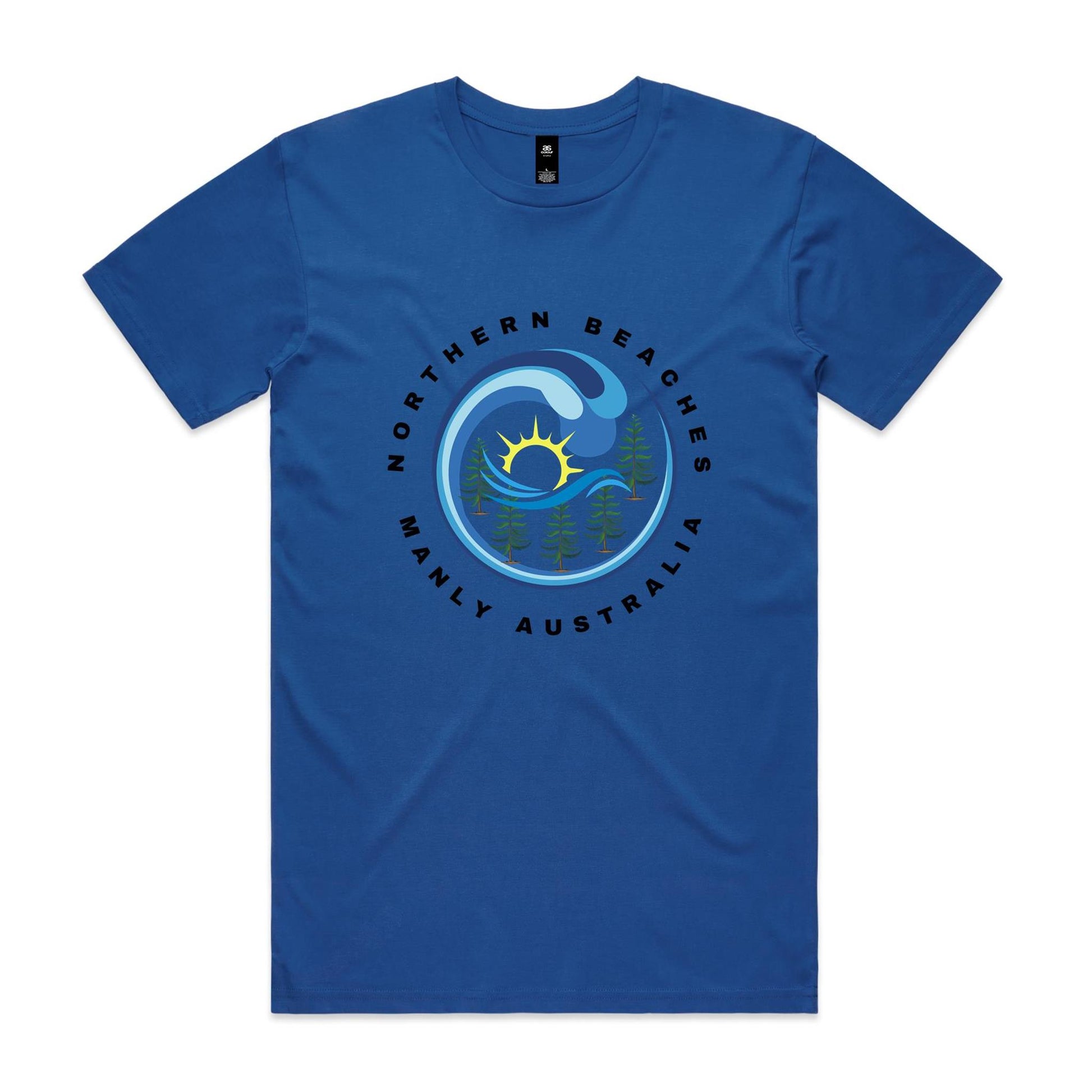Lost Manly custom logo edition Manly AS Colour Staple Tee - Lost Manly Shop
