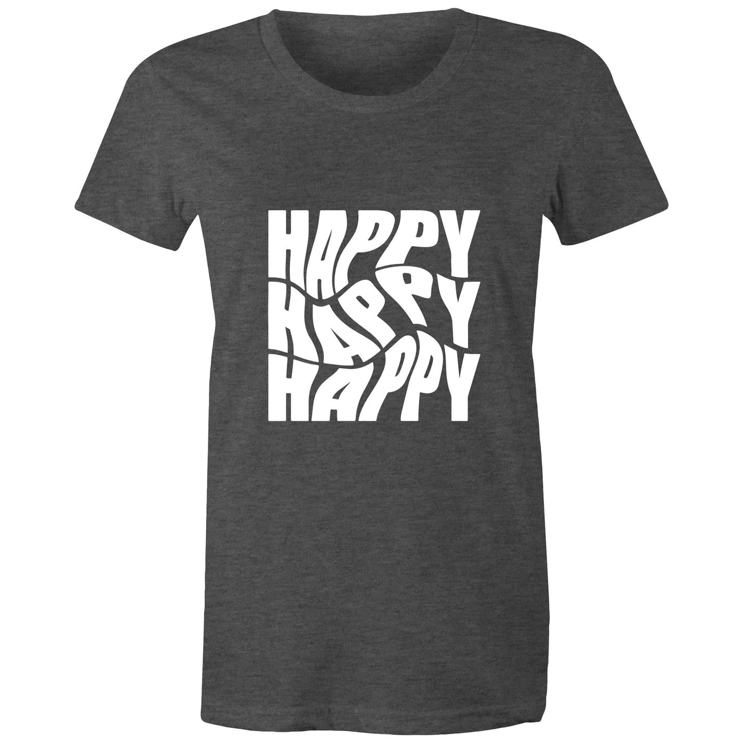 Women's Maple Tee Happy 