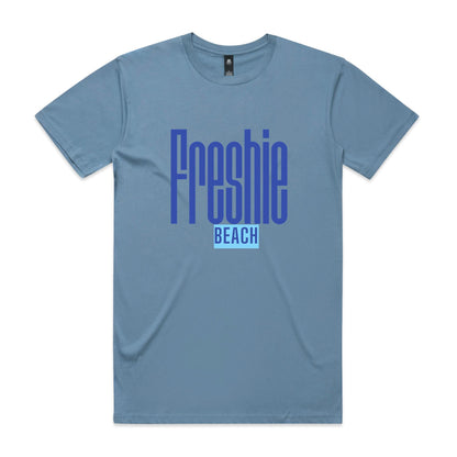 Lost Manly custom logo Freshie Beach AS Colour Staple Tee - Lost Manly Shop