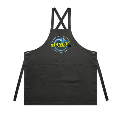 Lost Manly custom logo The Manly Barry Born & Bred edition AS Colour Carrie Apron - Lost Manly Shop