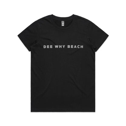 Dee Why Beach AS Colour Women's Maple Tee 