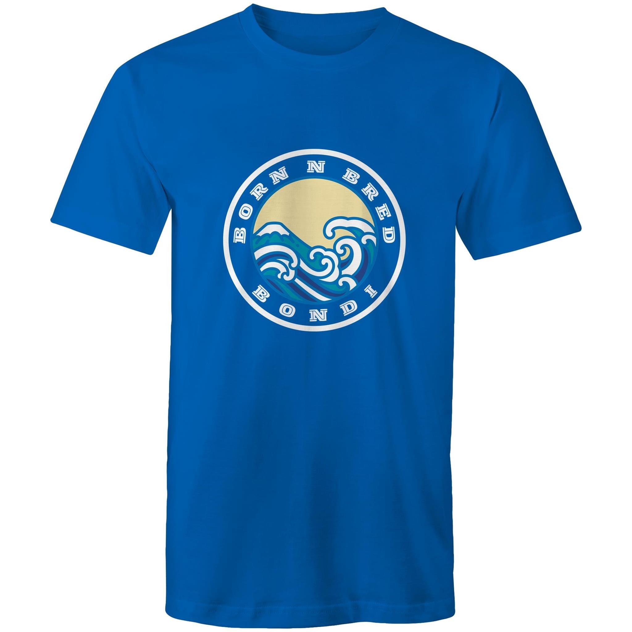 Born n Bred Bondi custom logo printed on AS Colour Staple - Mens T-Shirt 
