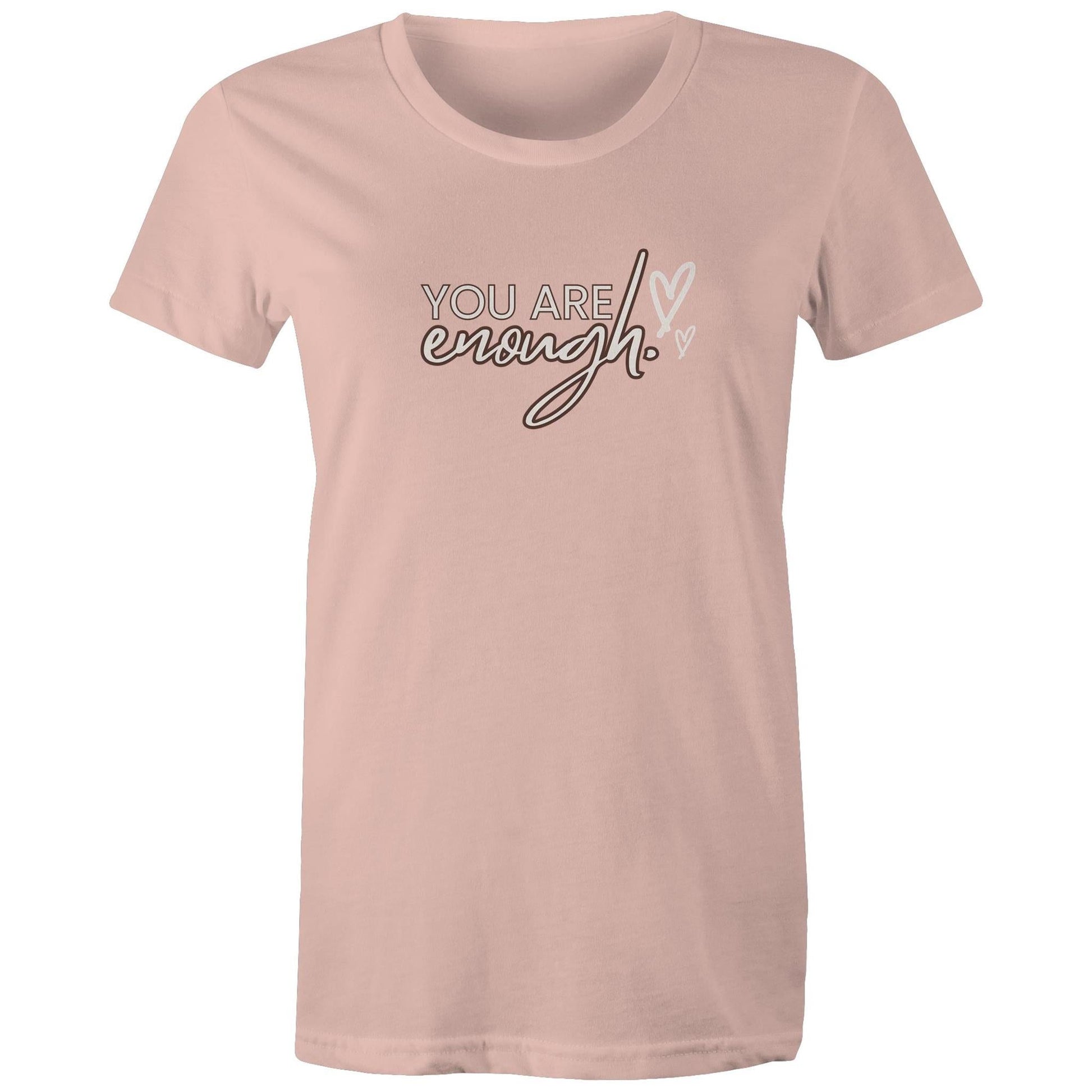 Women's Maple Tee You are Enough Print 