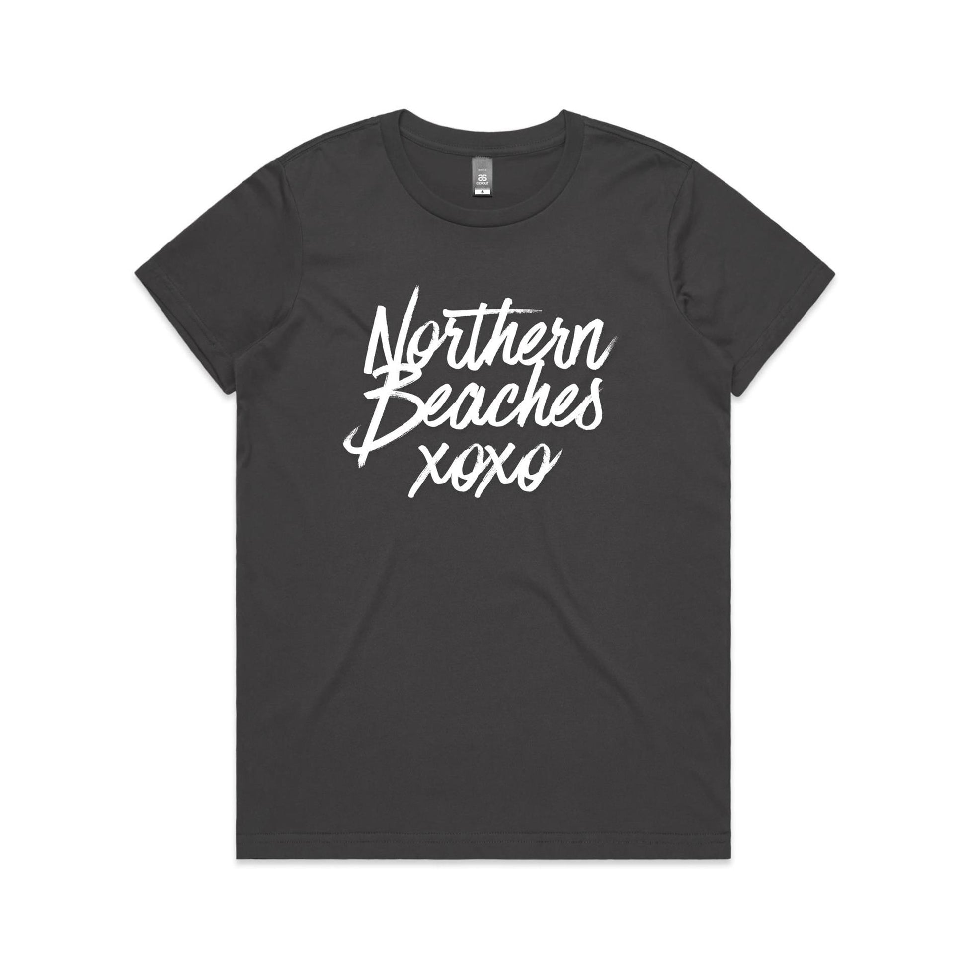 Lost Manly custom logo Northern Beaches xoxo edition AS Colour Women's Maple Tee - Lost Manly Shop