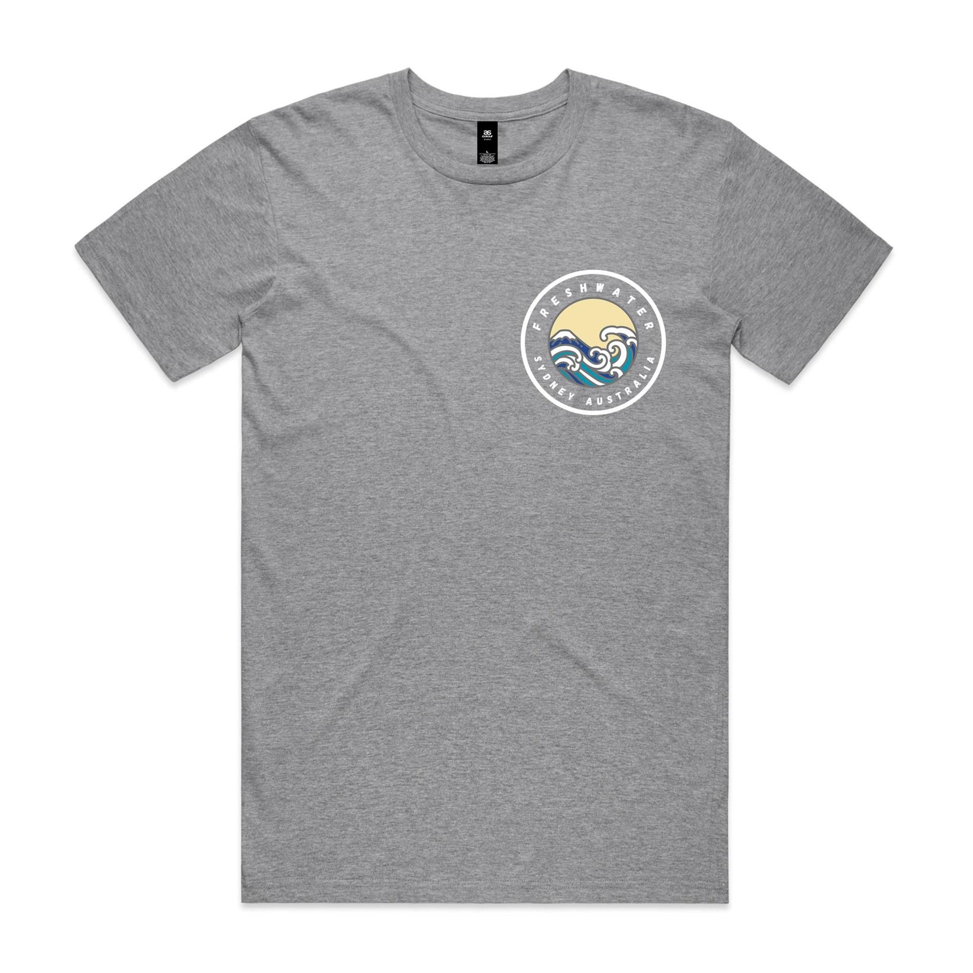 Freshwater Sydney Australia Double Logo Collection Comfy Cotton Tee - Lost Manly Shop
