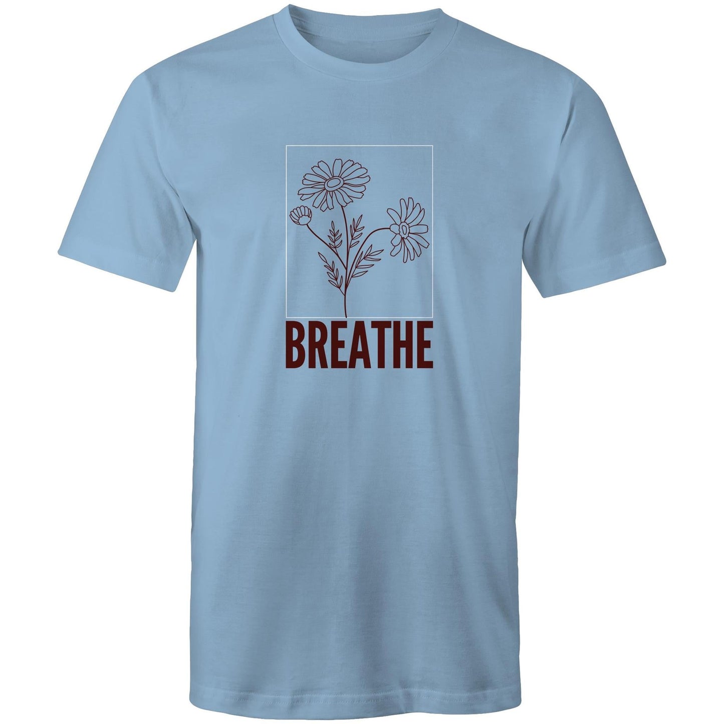 Mens T-Shirt Breathe custom logo 
