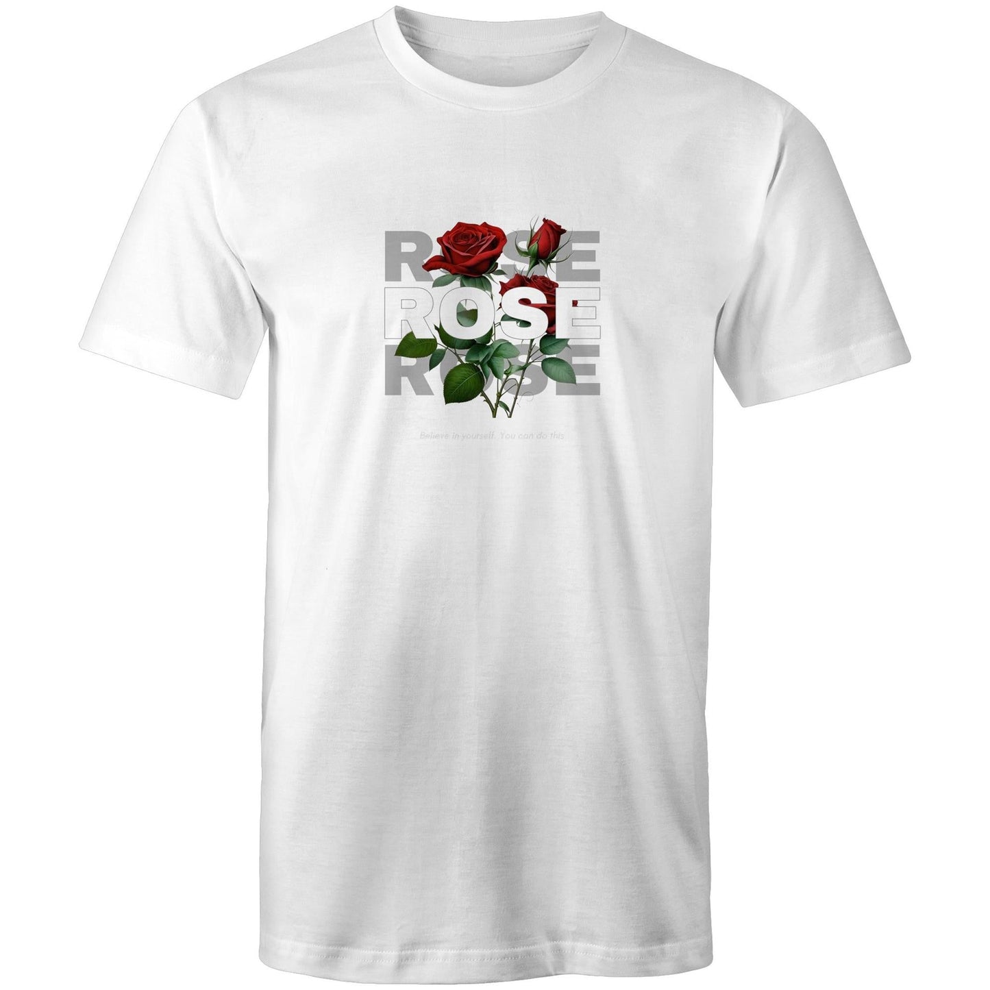 T-Shirt Rose Logo Print 