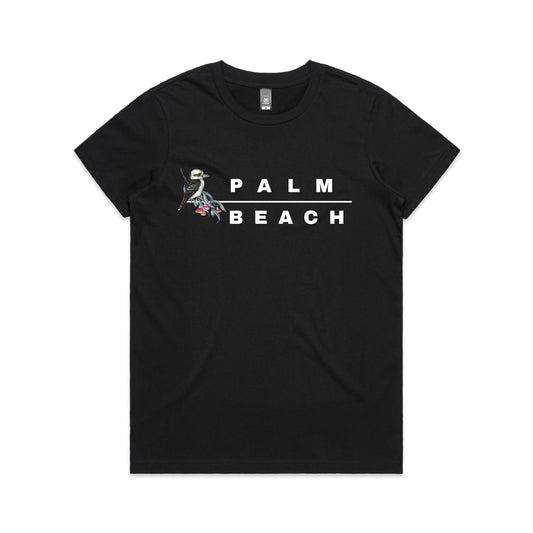 Lost Manly custom logo Palm Beach edition AS Colour Women's Maple Tee - Lost Manly Shop
