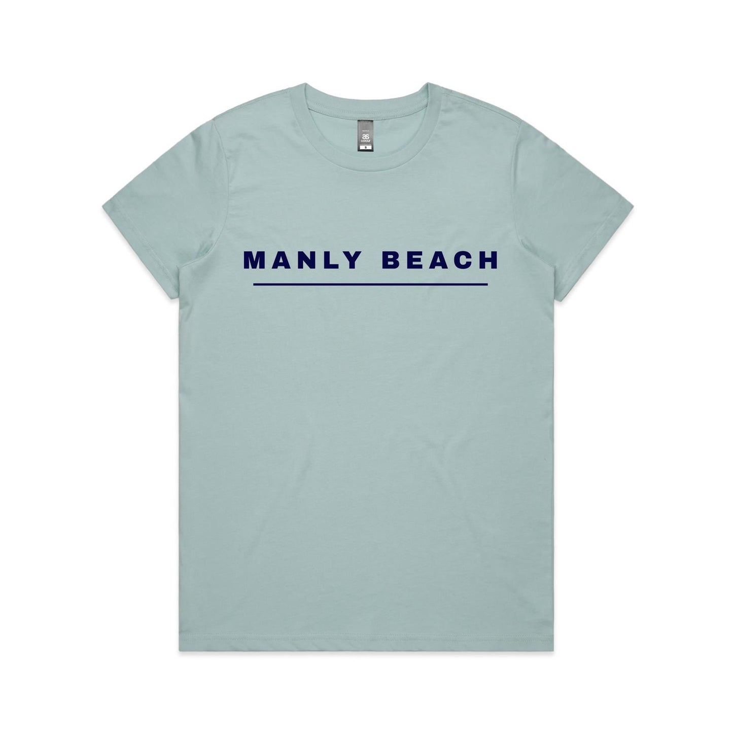 Lost Manly Custom Manly Beach Logo Edition AS Colour Women's Maple Tee - Lost Manly Shop