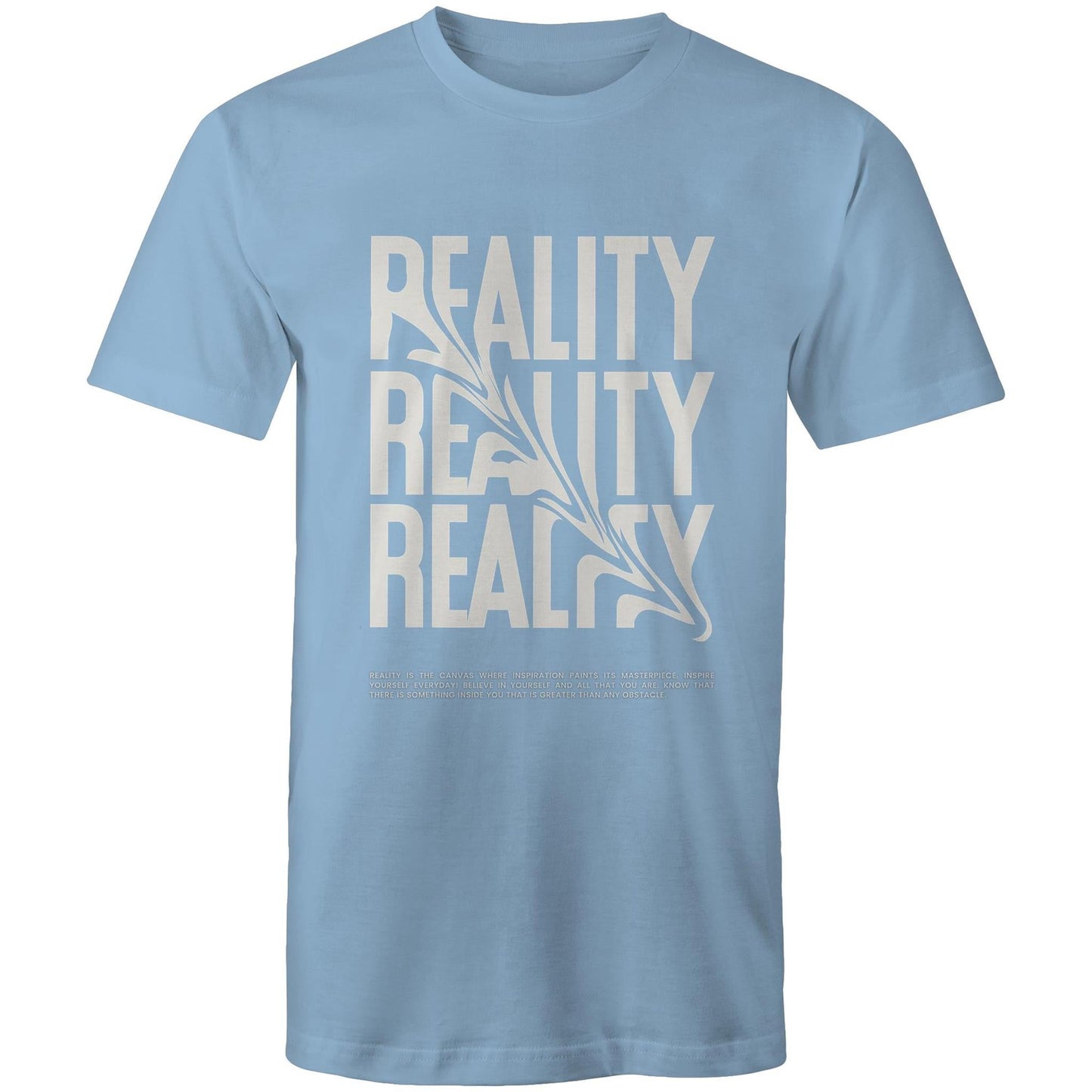 Mens T-Shirt Reality custom logo 