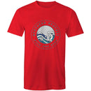 Northern Beaches Born n Bred custom logo printed on AS Colour Staple - Mens T-Shirt 