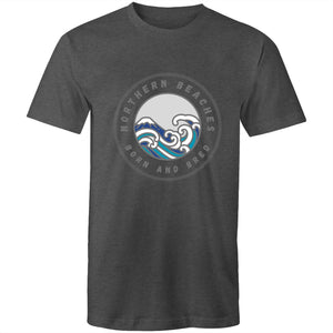 Northern Beaches Born n Bred custom logo printed on AS Colour Staple - Mens T-Shirt 