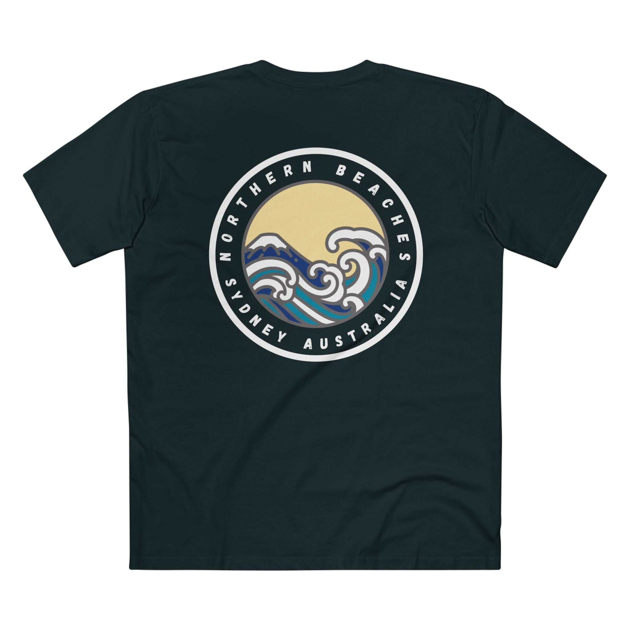 Northern Beaches front/back Logo Adult T-Shirt 