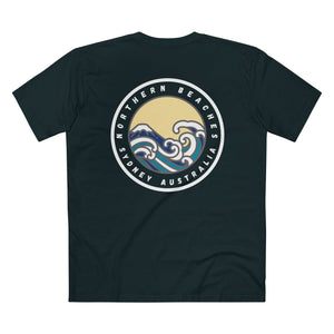 Northern Beaches front/back Logo Adult T-Shirt 