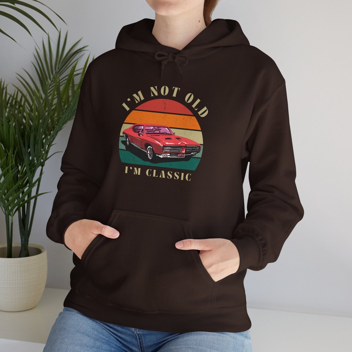 Vintage Classic Humour Logo Hoodie 