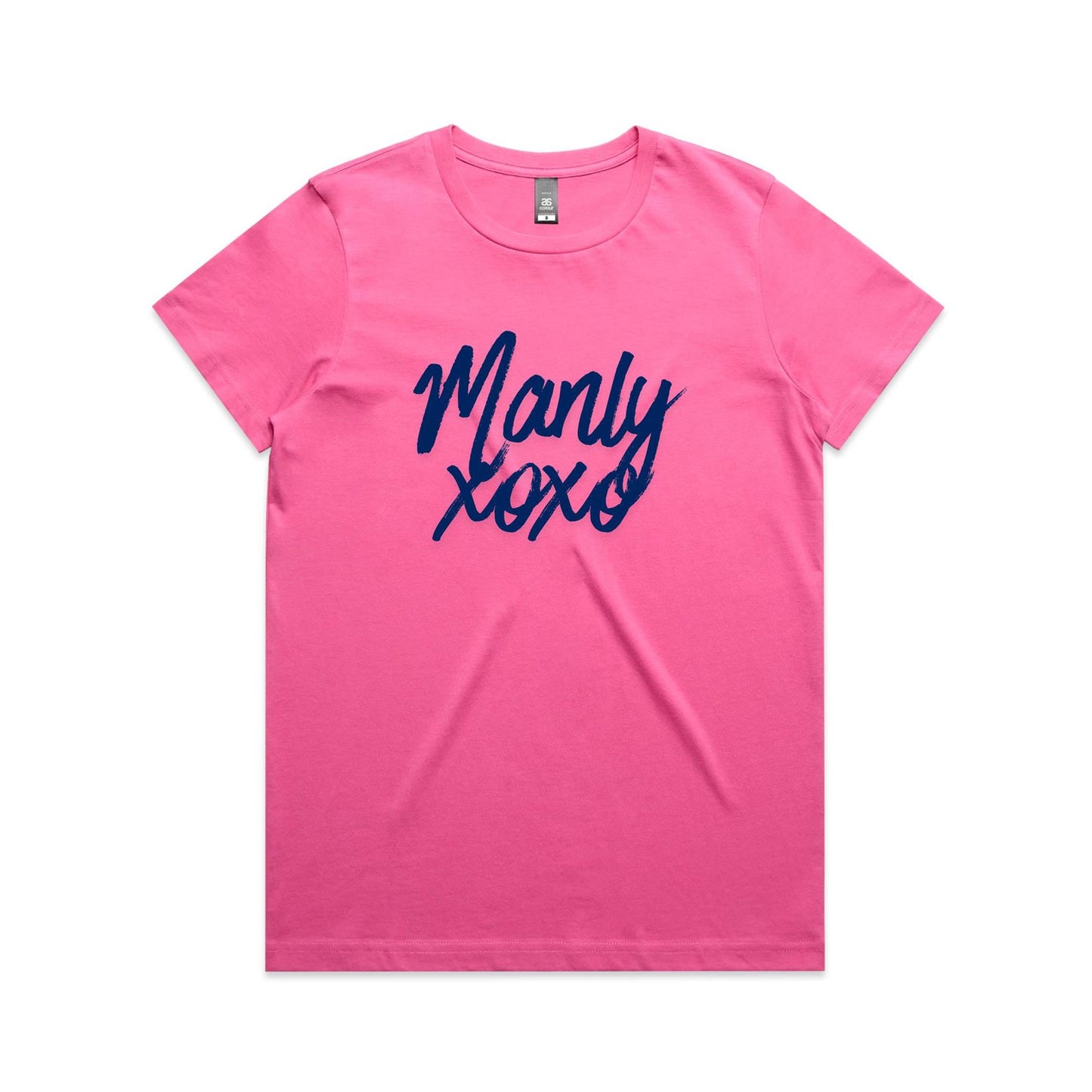 Lost Manly Custom Logo Manly xoxo Edition AS Colour Women's Maple Tee - Lost Manly Shop