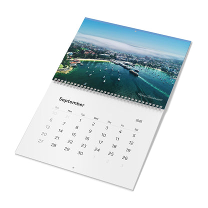 Magnificent Sydney Harbour Birdseye View Wall Calendar 2026 