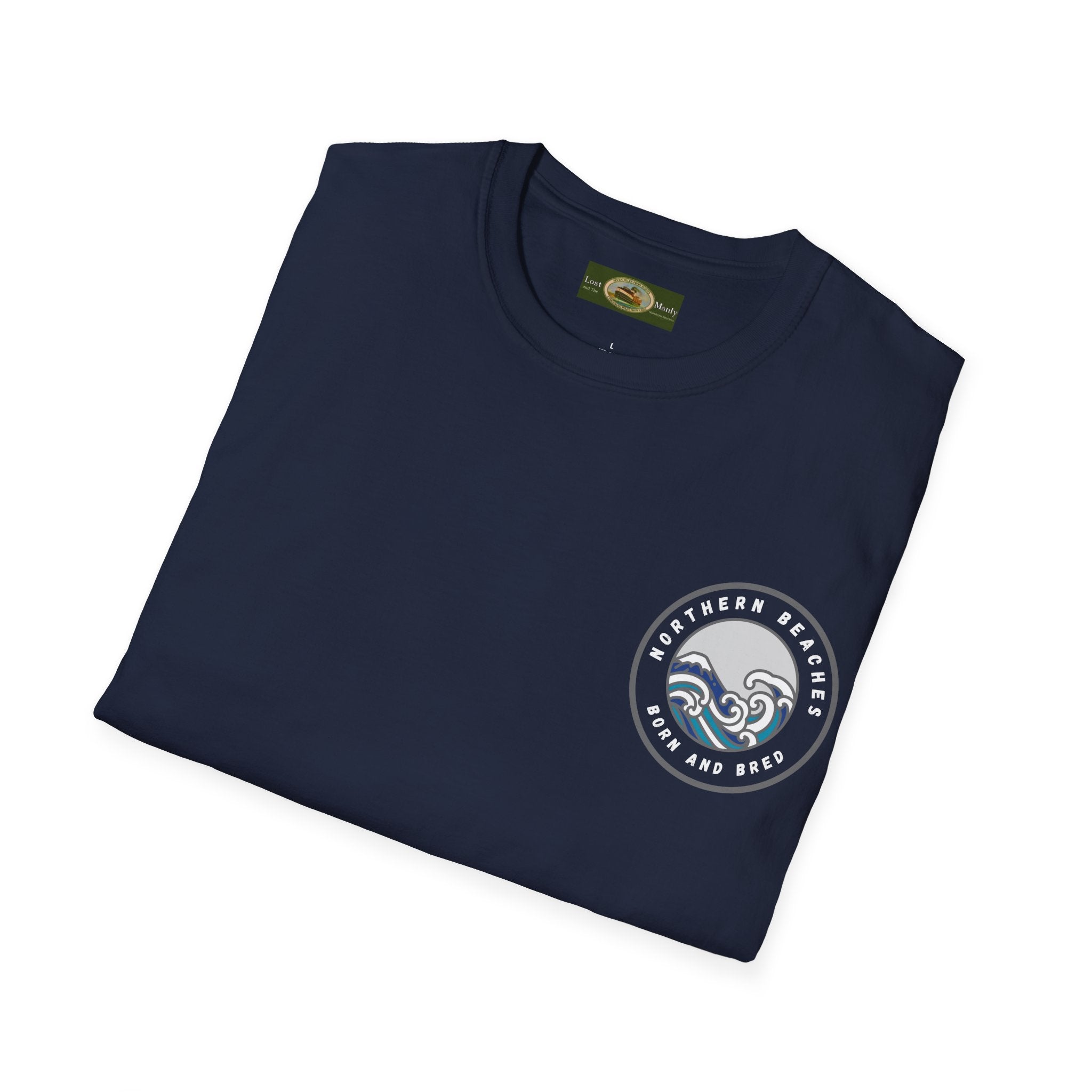 Northern Beaches Born and Bred Unisex T-Shirt Printify