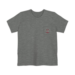 "The Westwood" Northern Beaches custom design different front and back logo, Pocket T-shirt - Casual, Nature-Inspired Wear Printify