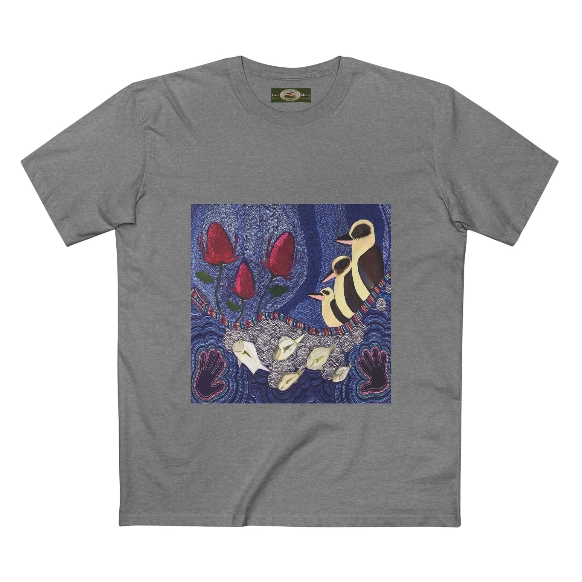 Australian Natives painting Northern Beaches printed T-Shirt Ogo Merch