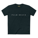 Palm Beach custom logo print Lost Manly label on Adult Staple Cotton T-Shirt Printify