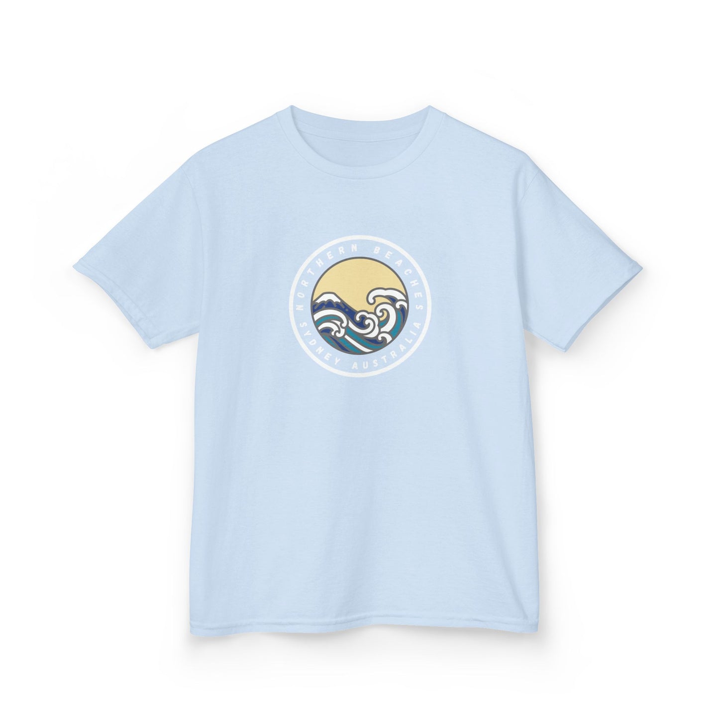 Ocean Wave Kids Cotton Tee – Northern Beaches logo