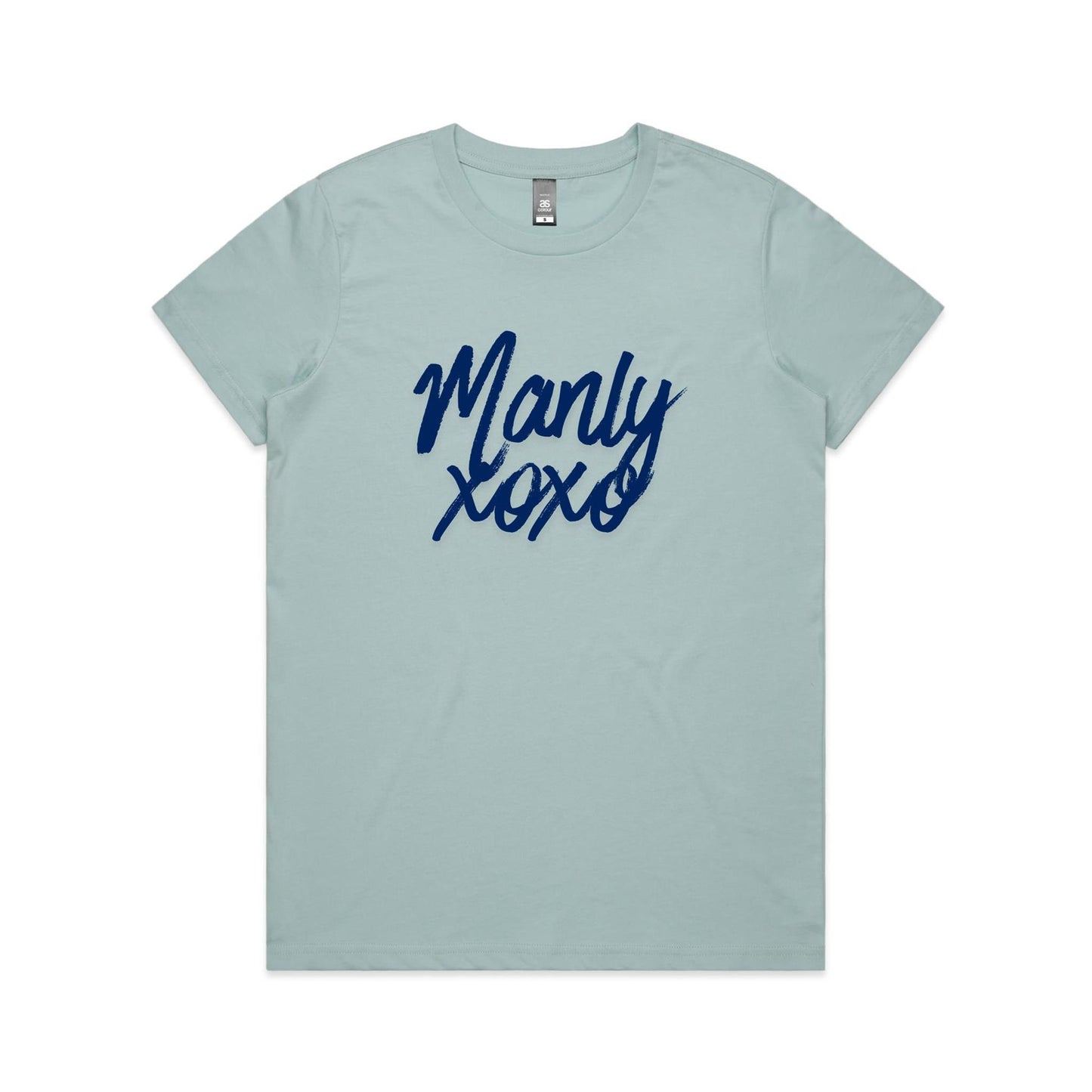 Lost Manly Custom Logo Manly xoxo Edition AS Colour Women's Maple Tee - Lost Manly Shop