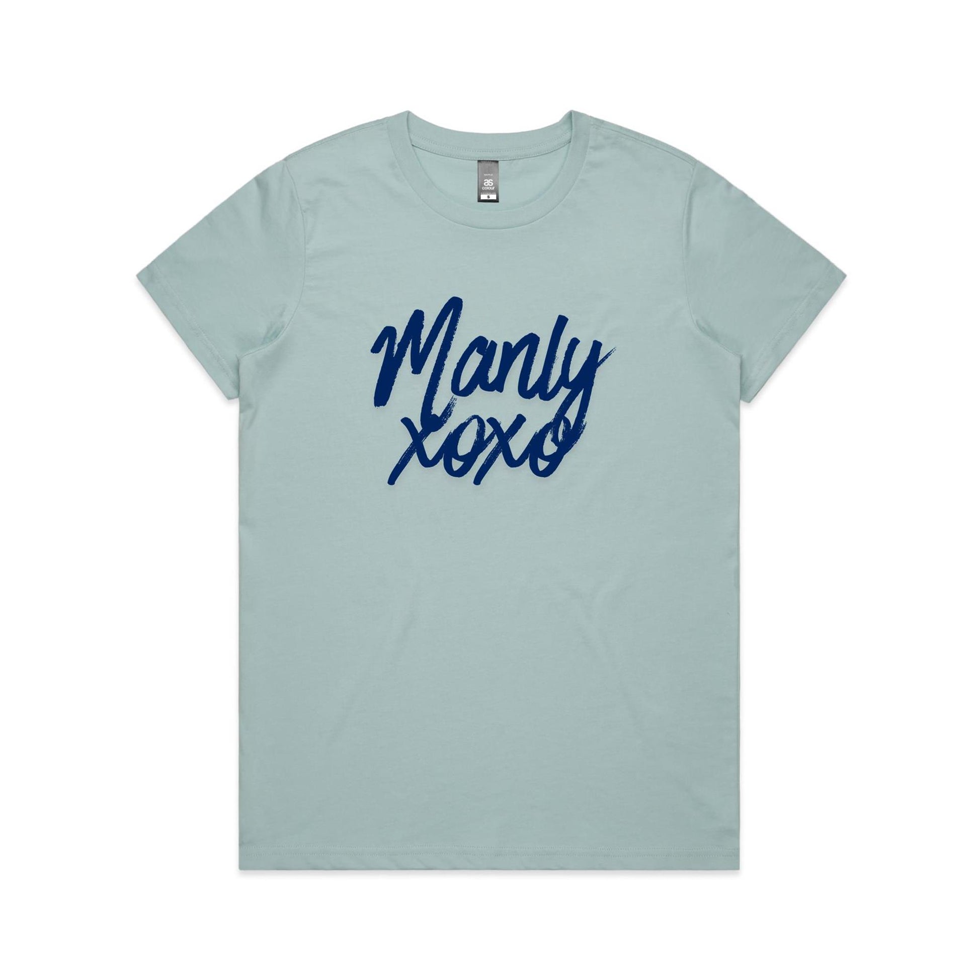 Lost Manly Custom Logo Manly xoxo Edition AS Colour Women's Maple Tee - Lost Manly Shop