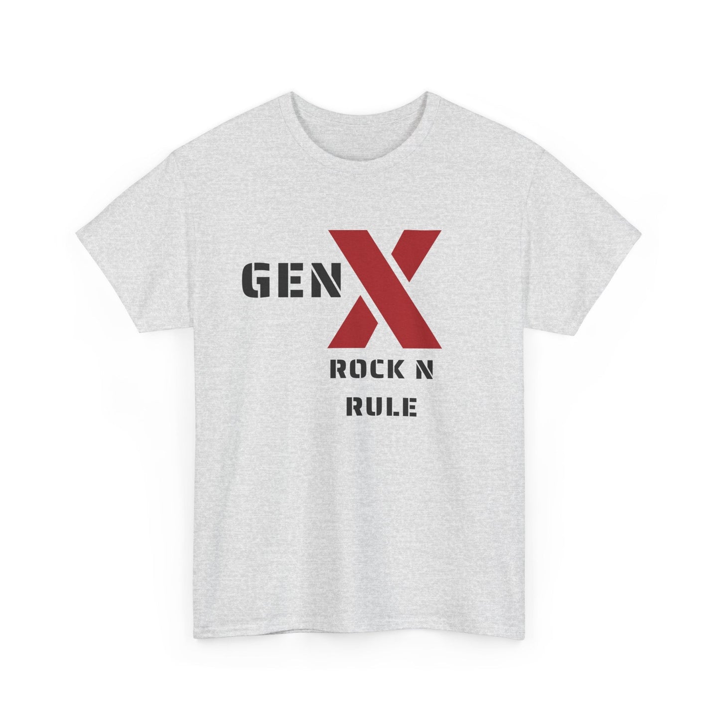 Gen X Rock N Rule Unisex Tee - Vintage Style Music T-Shirt, Casual Wear, Gift for Gen X, Music Lovers, Nostalgia Apparel 