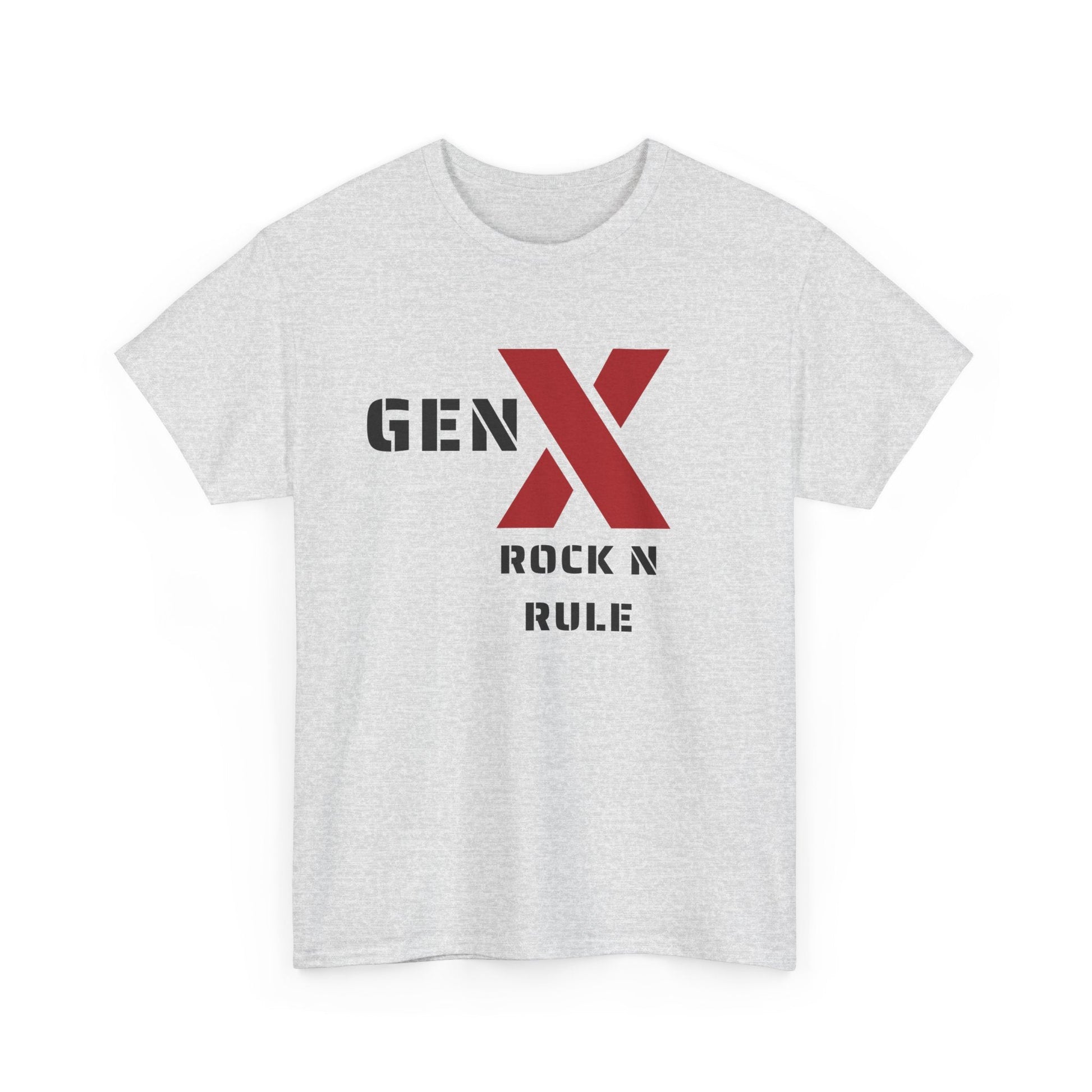 Gen X Rock N Rule Unisex Tee - Vintage Style Music T-Shirt, Casual Wear, Gift for Gen X, Music Lovers, Nostalgia Apparel 