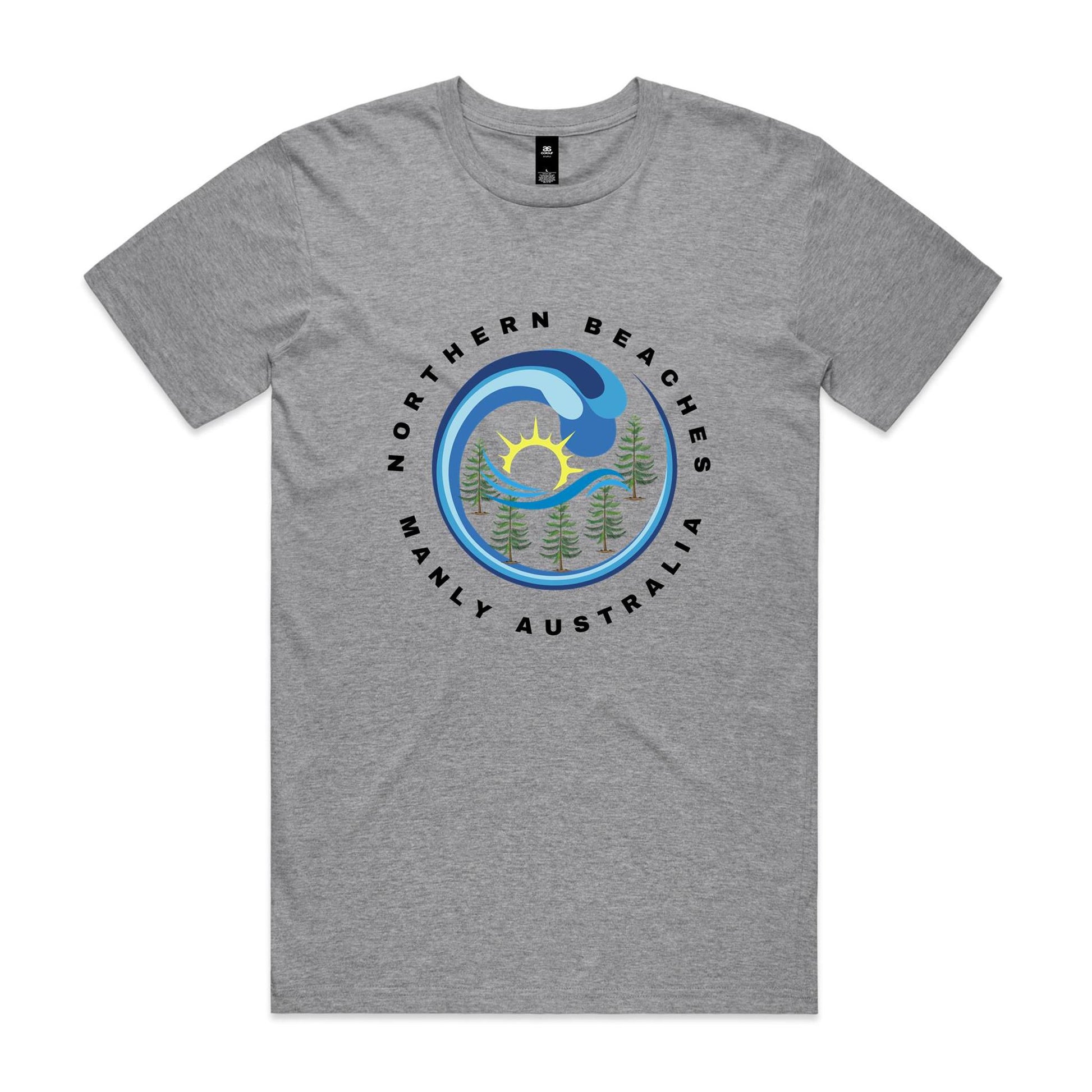 Lost Manly custom logo edition Manly AS Colour Staple Tee - Lost Manly Shop