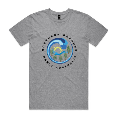 Lost Manly custom logo edition Manly AS Colour Staple Tee - Lost Manly Shop