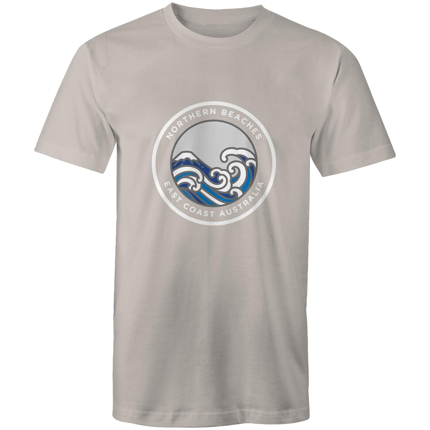 Northern Beaches East Coast Australia logo on Quality Cotton Adult T-Shirt Ogo Merch