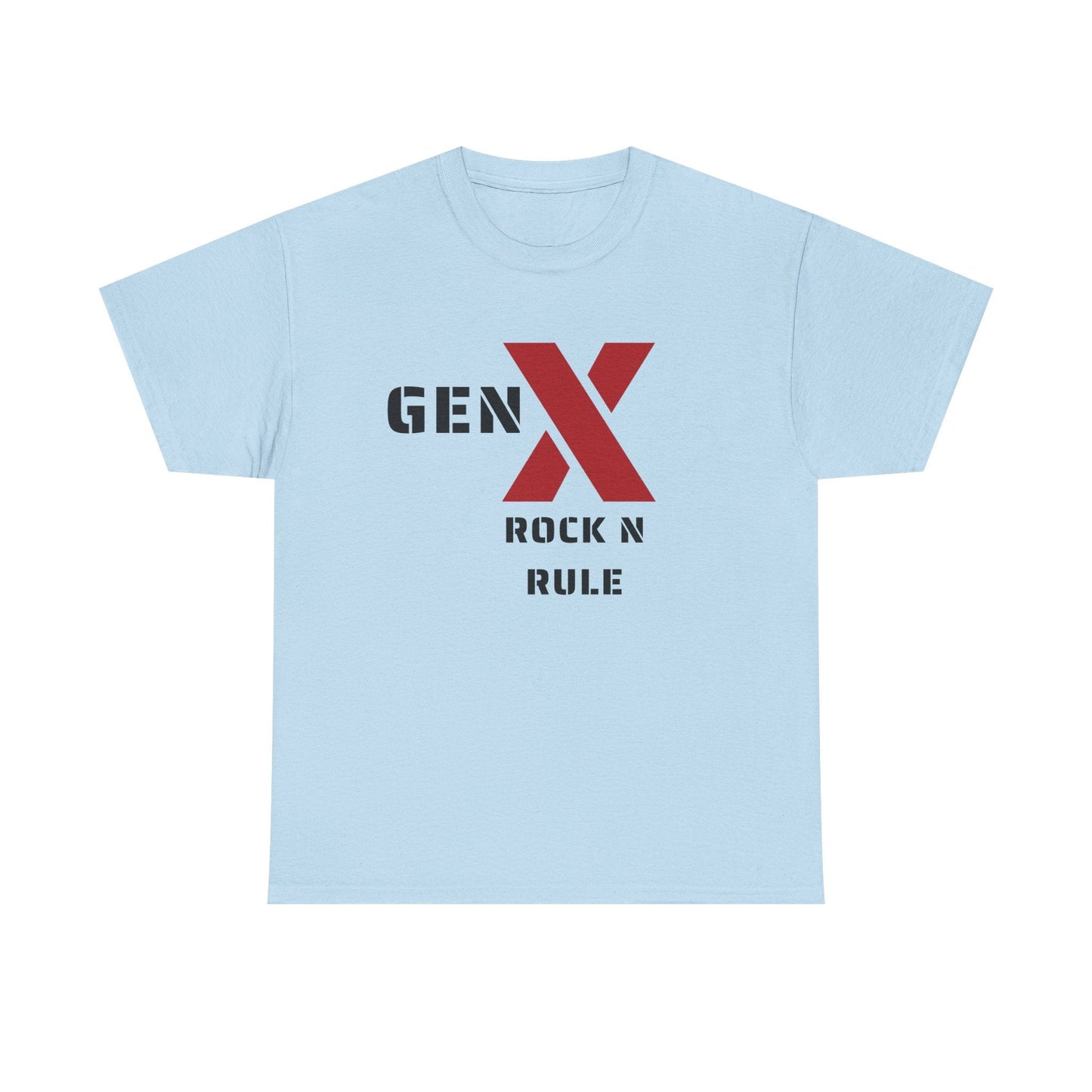 Gen X Rock N Rule Unisex Tee - Vintage Style Music T-Shirt, Casual Wear, Gift for Gen X, Music Lovers, Nostalgia Apparel 