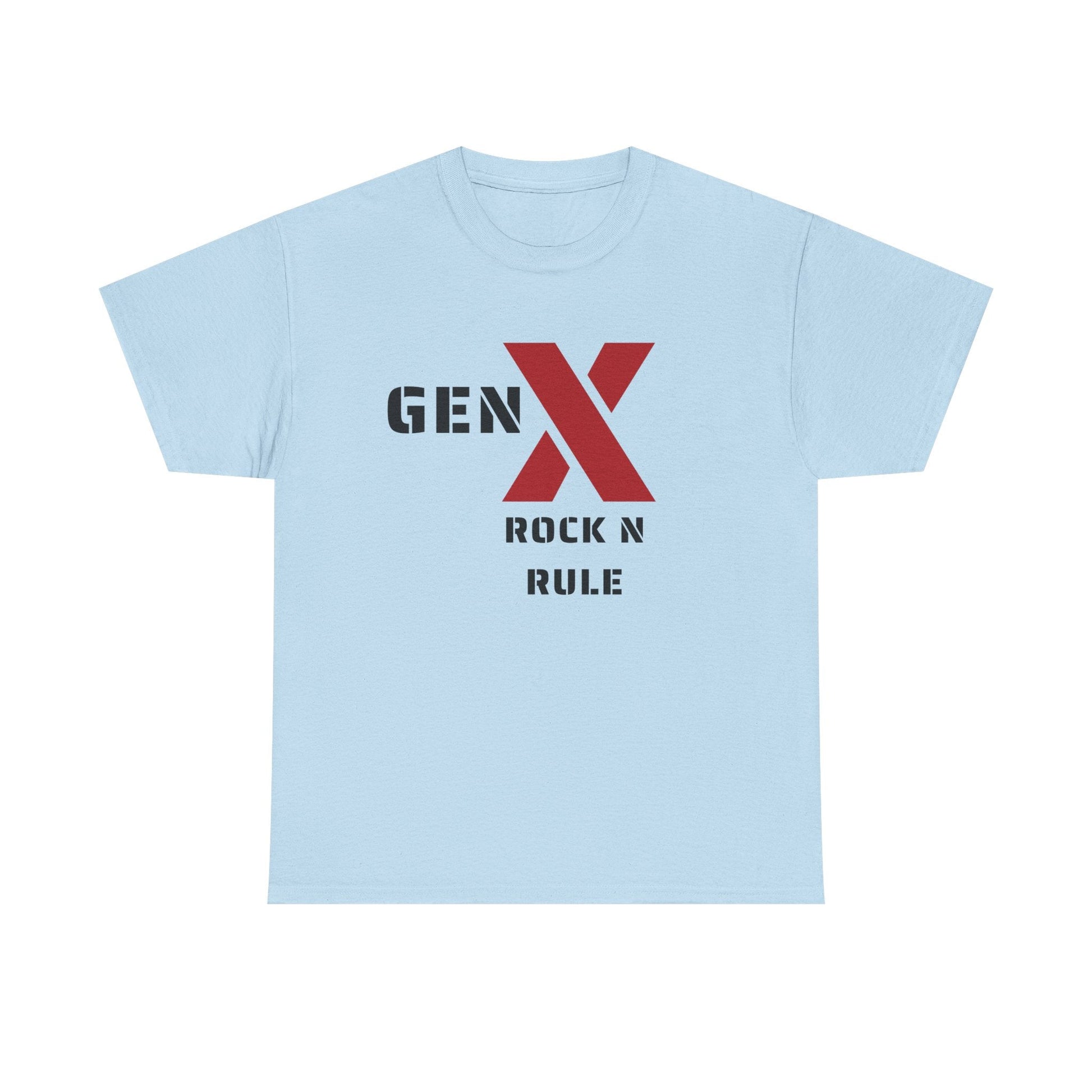 Gen X Rock N Rule Unisex Tee - Vintage Style Music T-Shirt, Casual Wear, Gift for Gen X, Music Lovers, Nostalgia Apparel 
