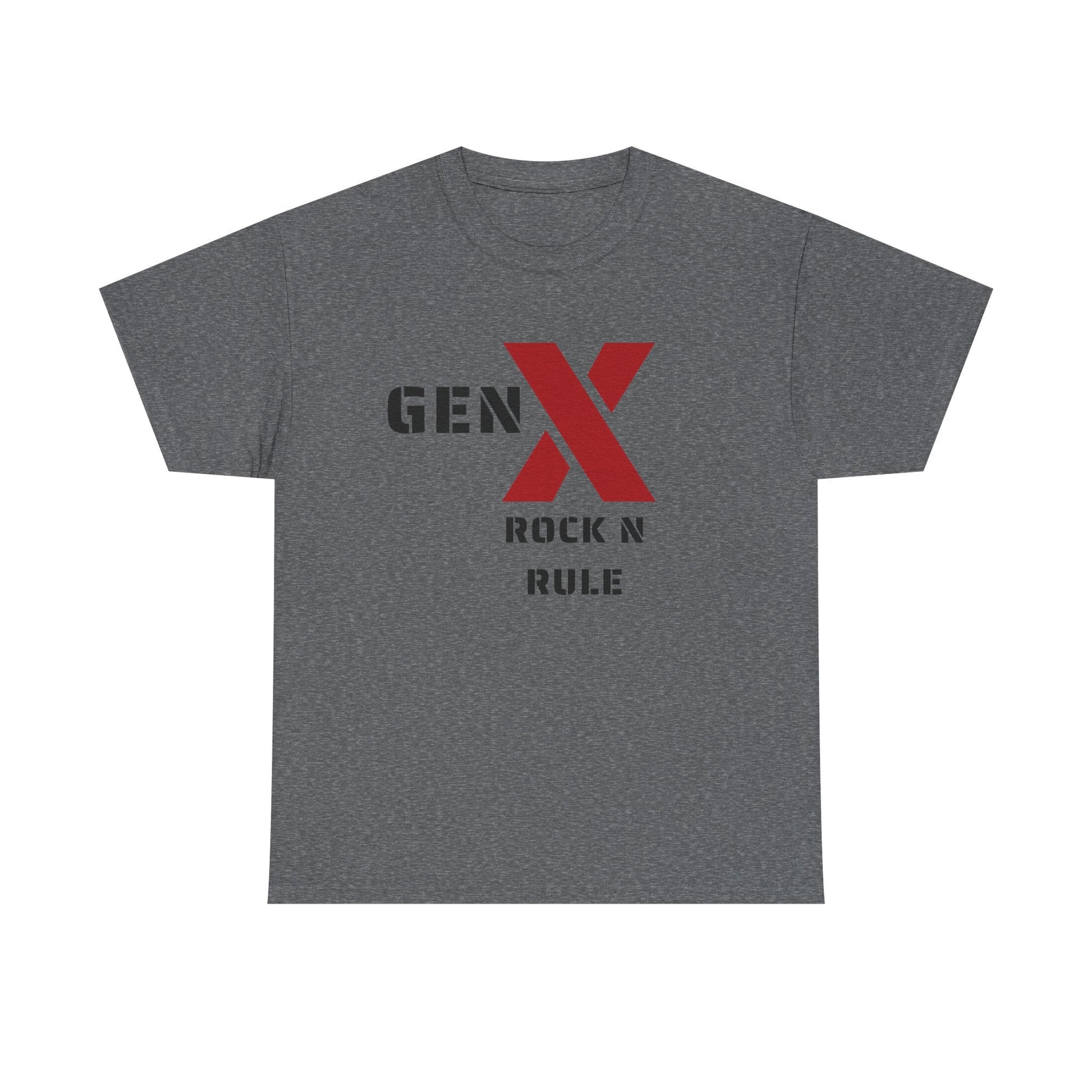 Gen X Rock N Rule Unisex Tee - Vintage Style Music T-Shirt, Casual Wear, Gift for Gen X, Music Lovers, Nostalgia Apparel 