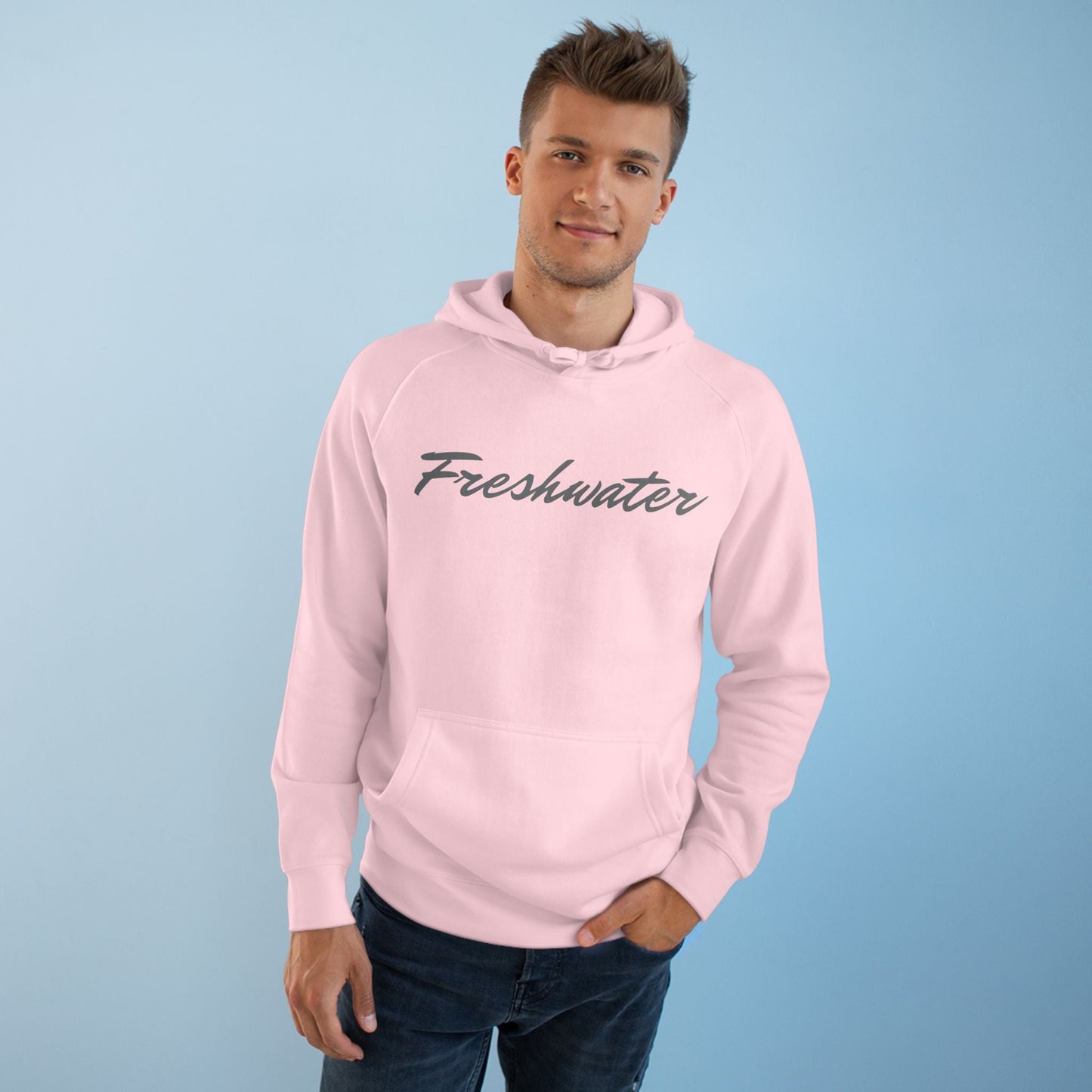 Freshwater Custom Logo Unisex Hoodie 