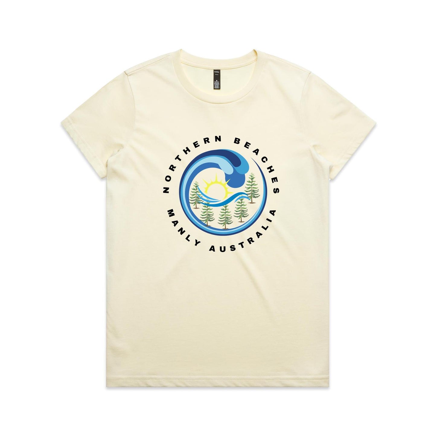 Lost Manly custom logo Manly AS Colour Women's Maple Tee - Lost Manly Shop