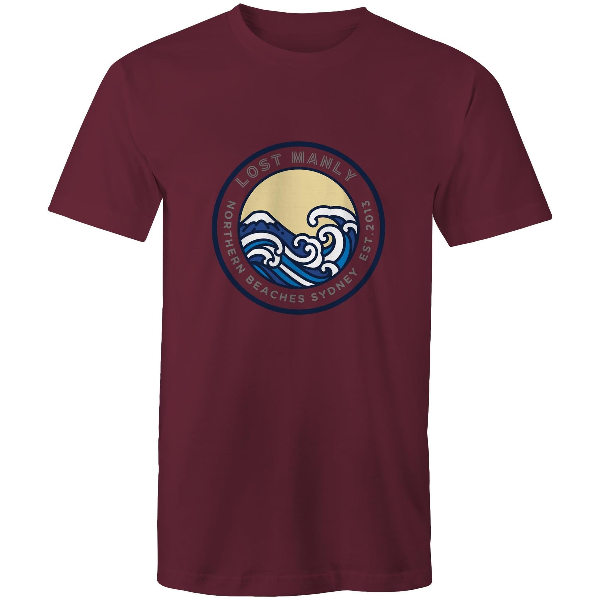 Lost Manly Northern Beaches Sydney Australia Printed Logo T-Shirt Ogo Merch