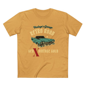 Gen X Vintage Gold Graphic Tee - Nostalgic Gen X T-Shirt, Vintage Style Tee, Gift for Generation X, Casual Wear, Retro Shirt 