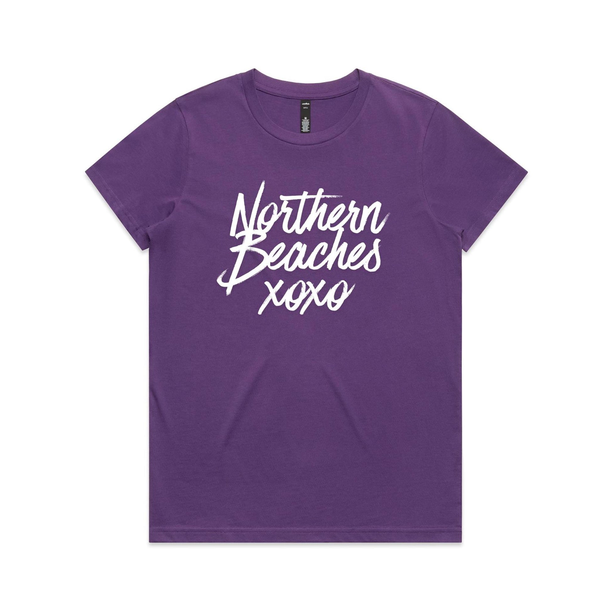 Lost Manly custom logo Northern Beaches xoxo edition AS Colour Women's Maple Tee - Lost Manly Shop