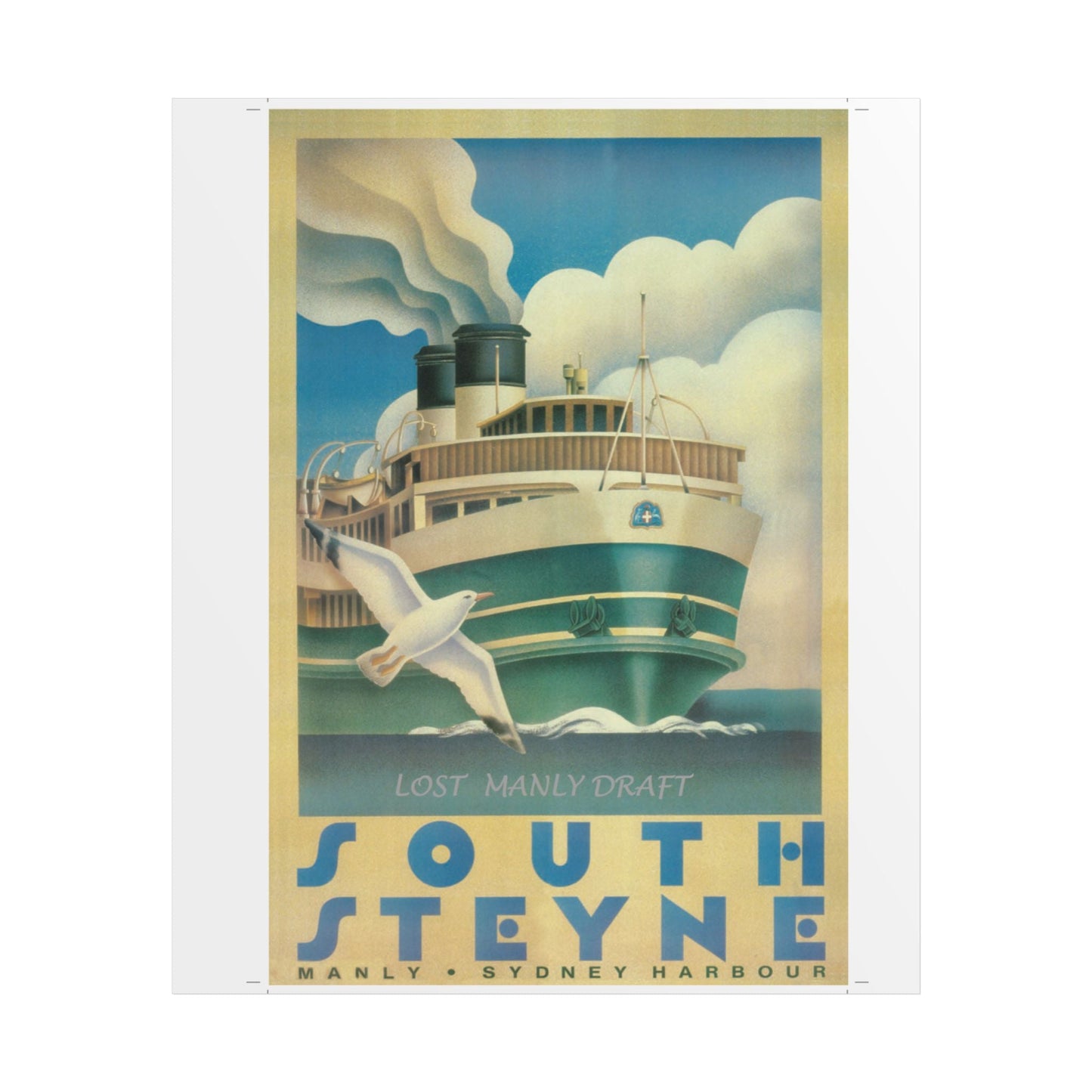 Lost Manly Customised Posters - Nautical Wall Art Print - Order Here, Special Requests Taken Here - Domestic and International Orders 