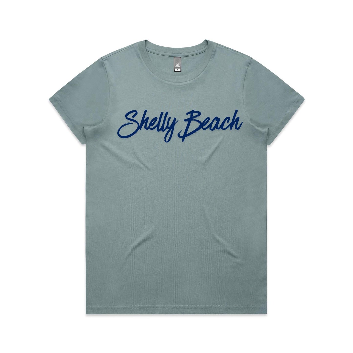 Lost Manly Custom Shelly Beach Logo Edition AS Colour Women's Maple Tee - Lost Manly Shop