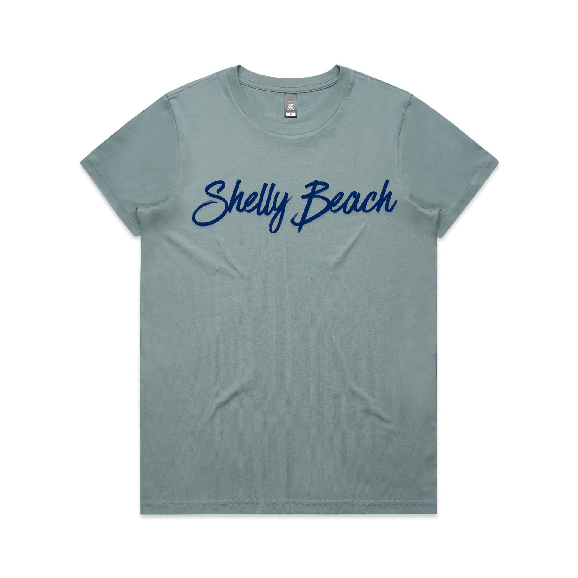 Lost Manly Custom Shelly Beach Logo Edition AS Colour Women's Maple Tee - Lost Manly Shop