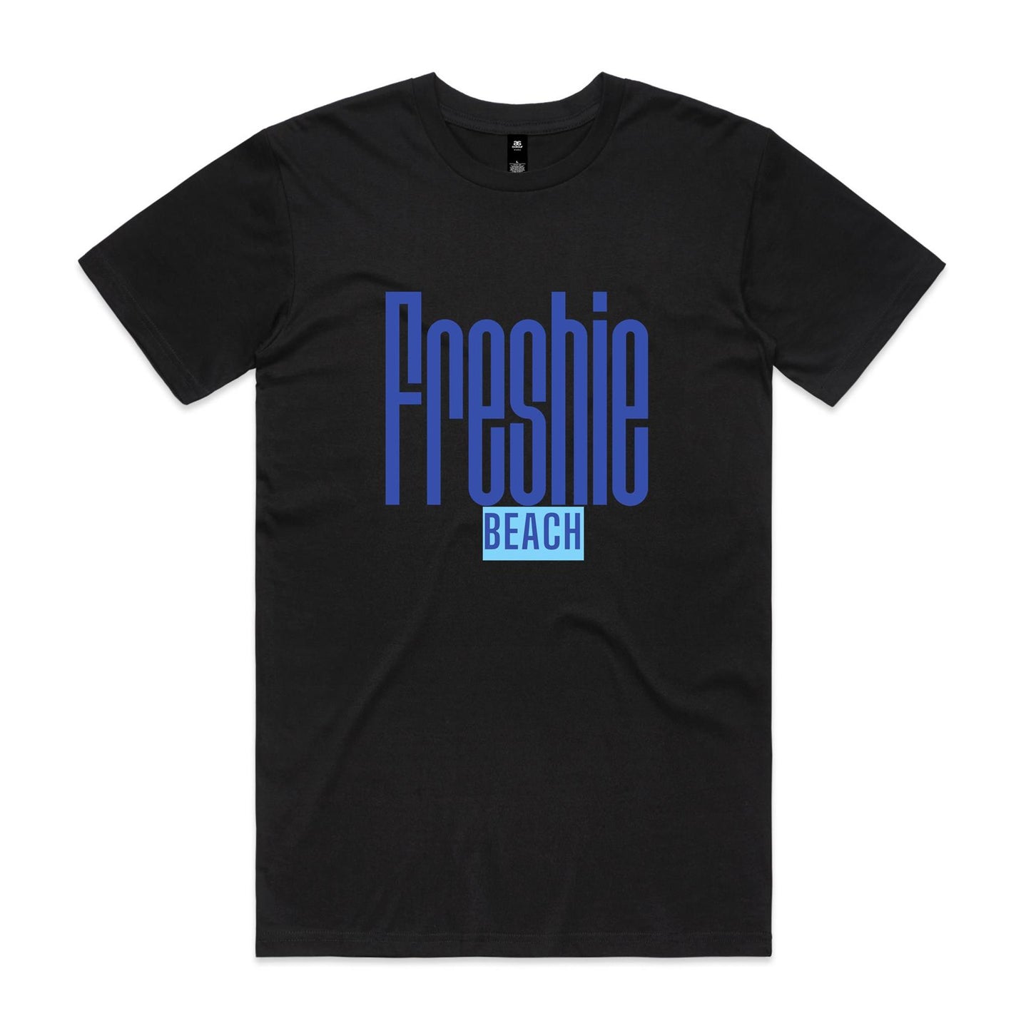 Lost Manly custom logo Freshie Beach AS Colour Staple Tee - Lost Manly Shop
