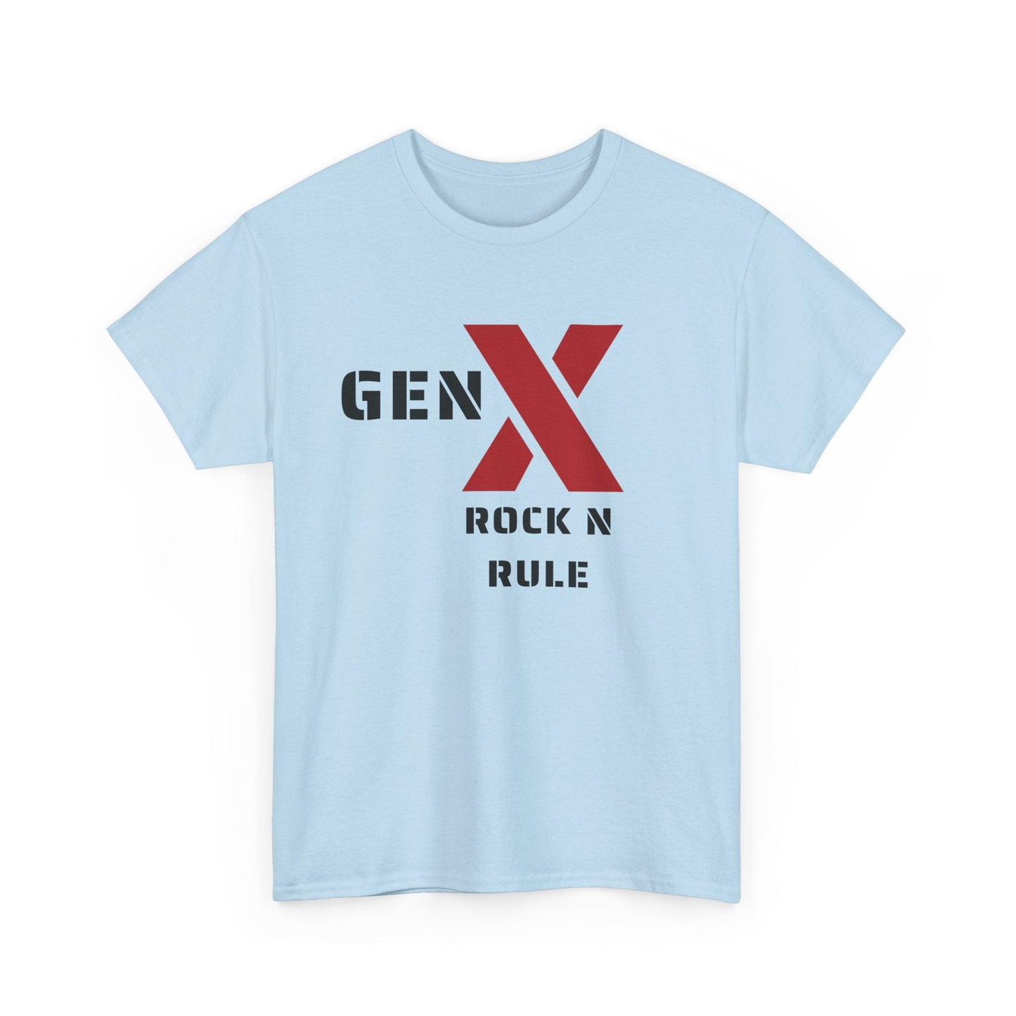 Gen X Rock N Rule Unisex Tee - Vintage Style Music T-Shirt, Casual Wear, Gift for Gen X, Music Lovers, Nostalgia Apparel 