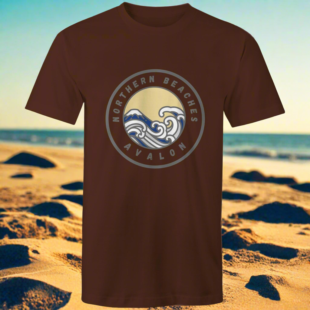 AS Colour Staple - Mens T-Shirt Avalon logo front - Lost Manly Shop