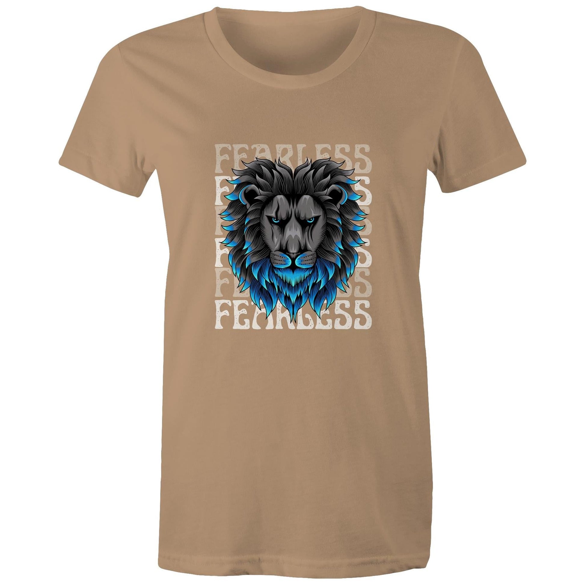 Women's Maple Tee Fearless Print 