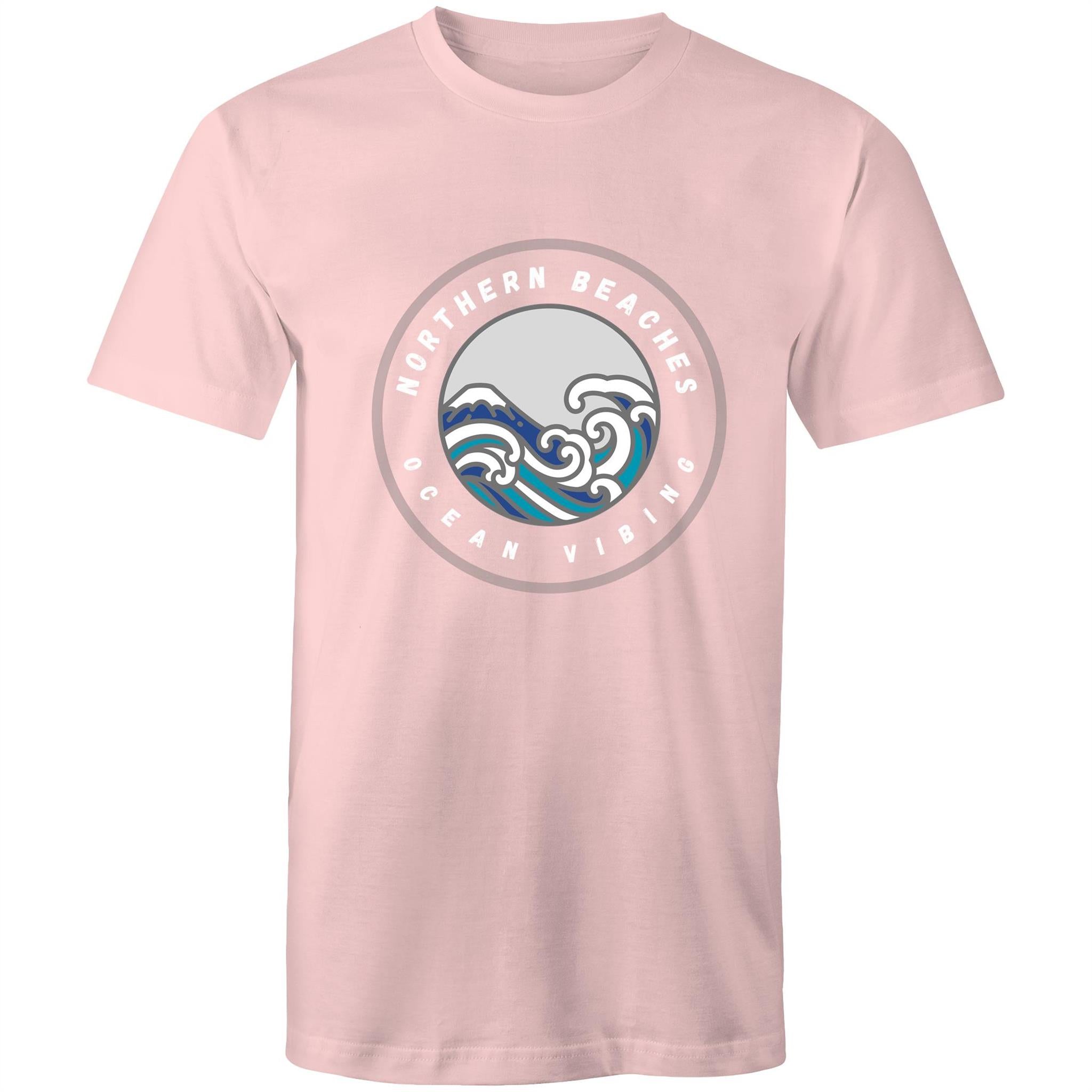 Northern Beaches Ocean Vibing custom logo printed on AS Colour Staple - Mens T-Shirt 